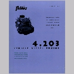 Perkins 4.203 diesel engine motor